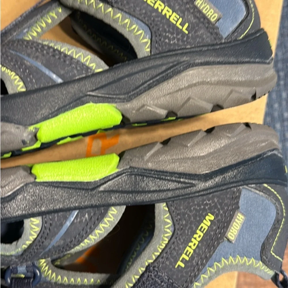 Merrell Kids' Blue and Green waterproof Sandals